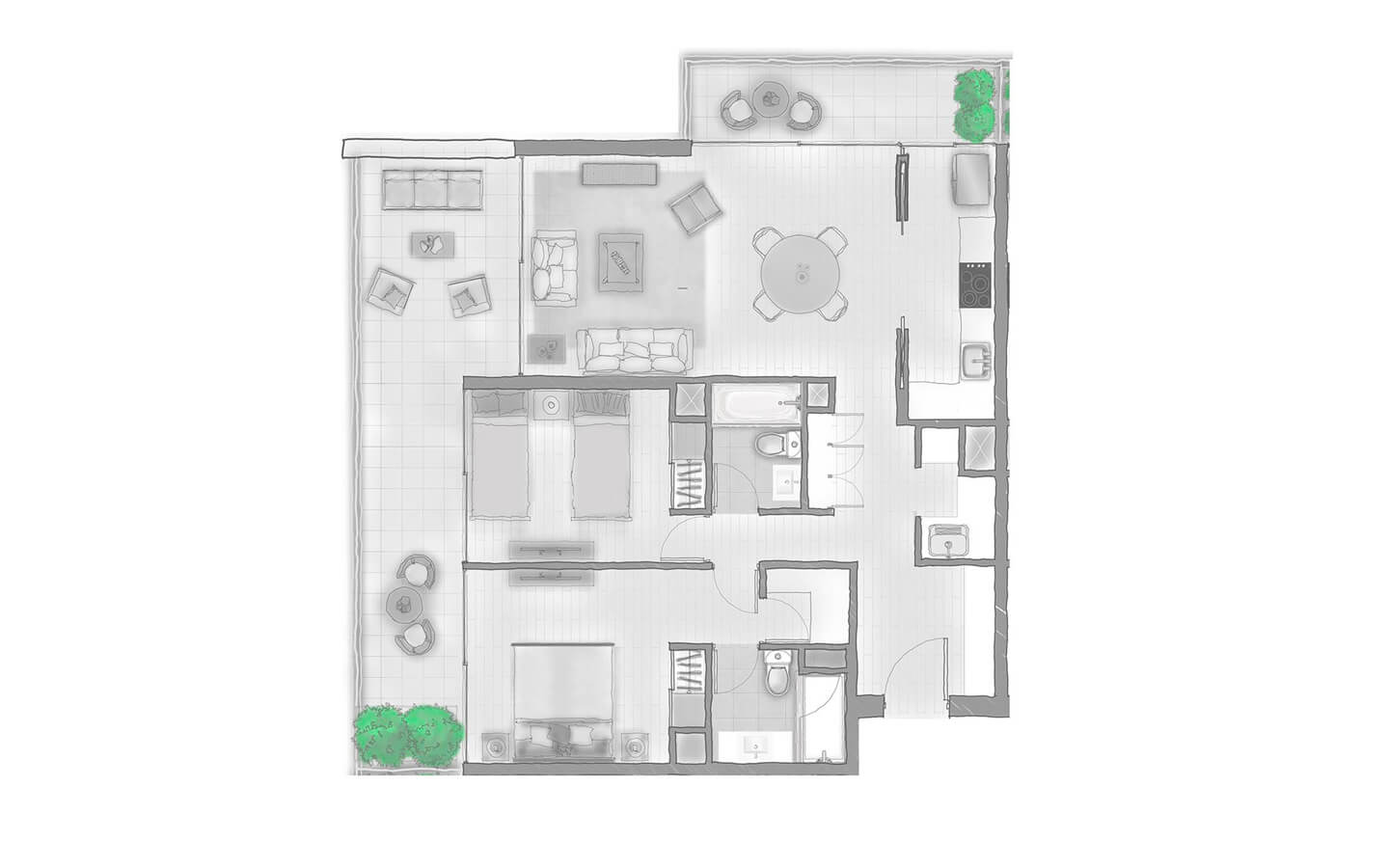 Plano del departamento