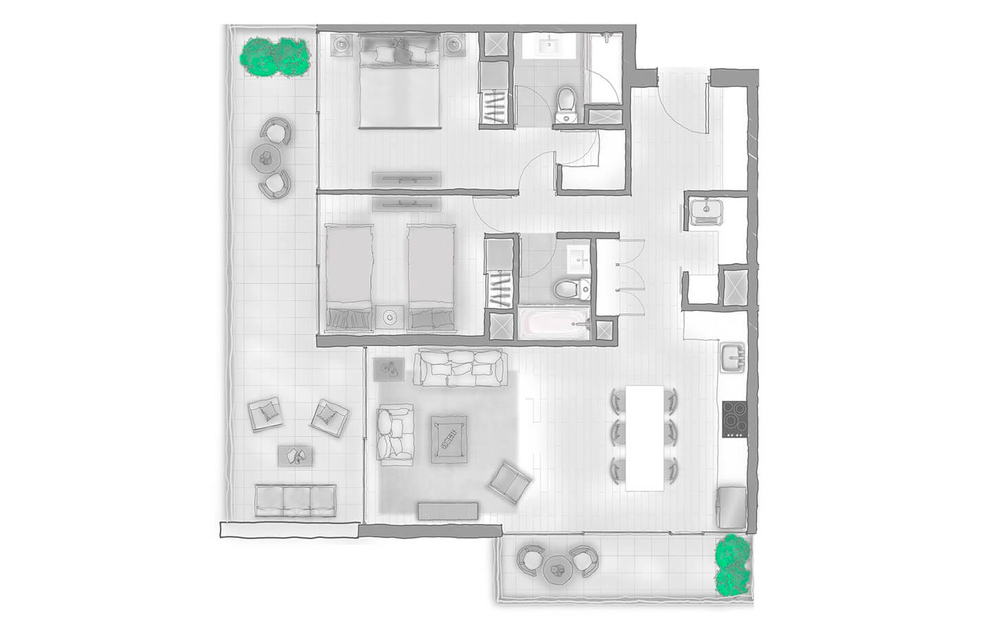 Plano del departamento