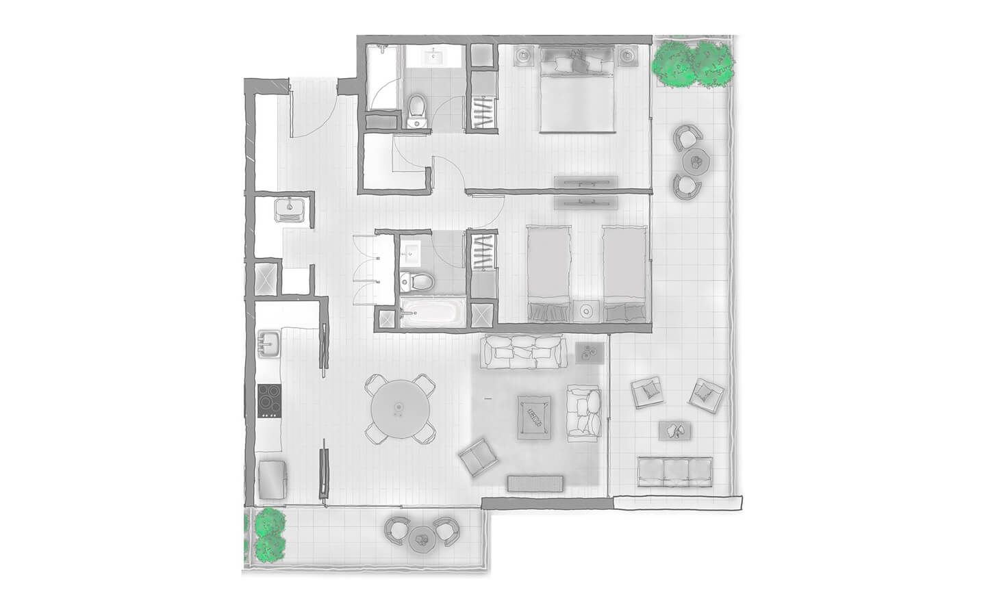 Plano del departamento