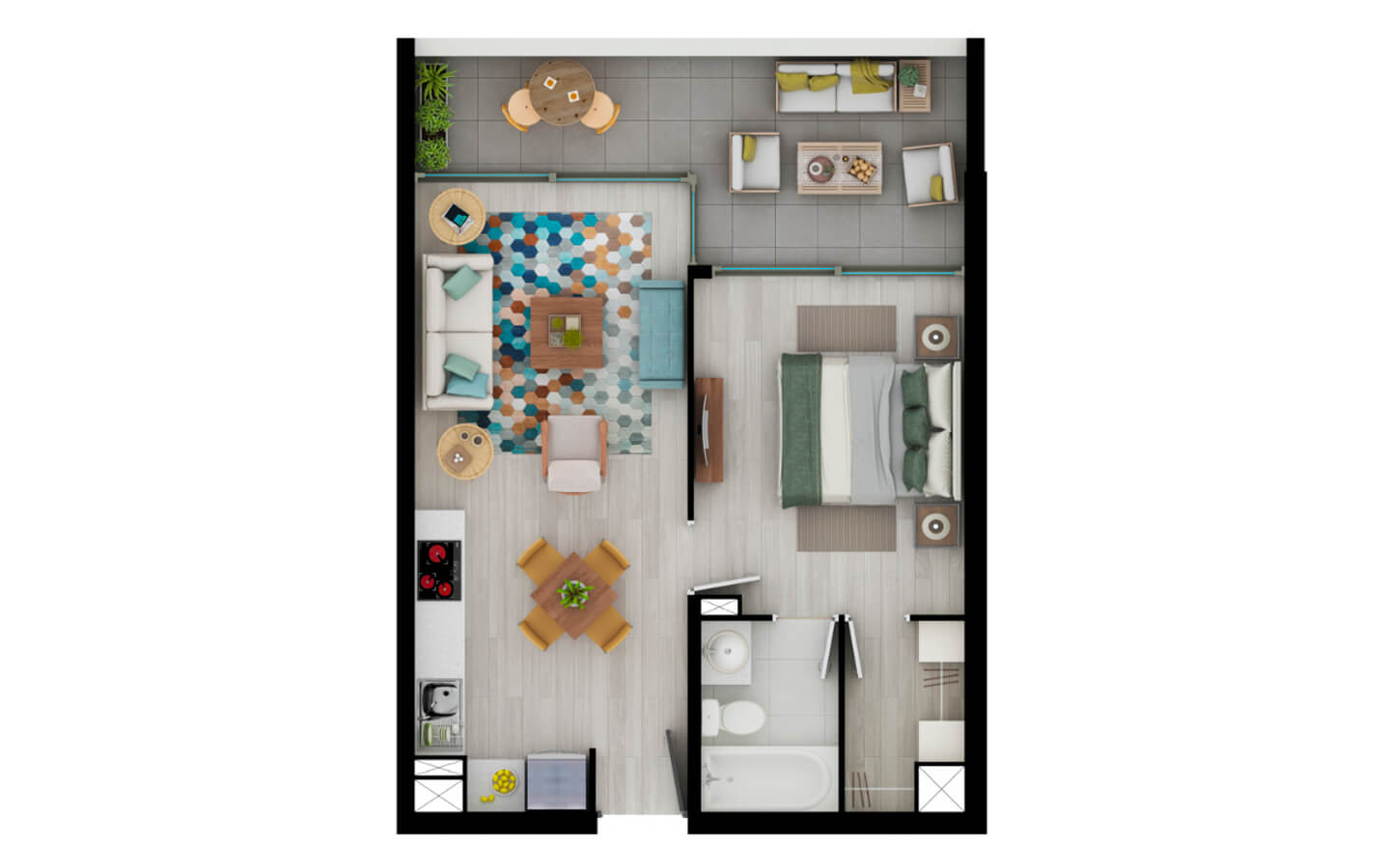 Plano del departamento
