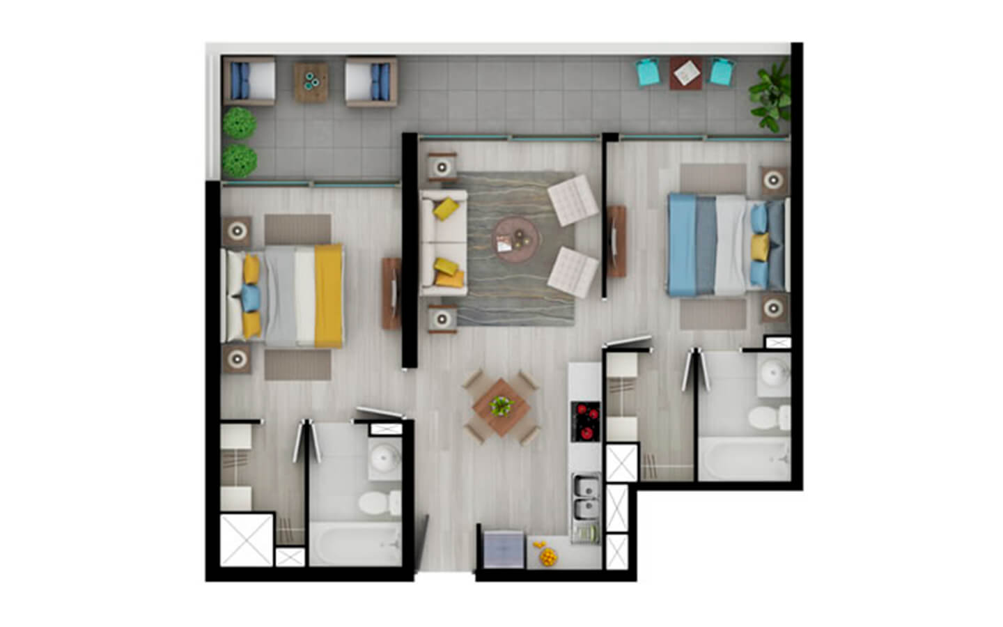 Plano del departamento