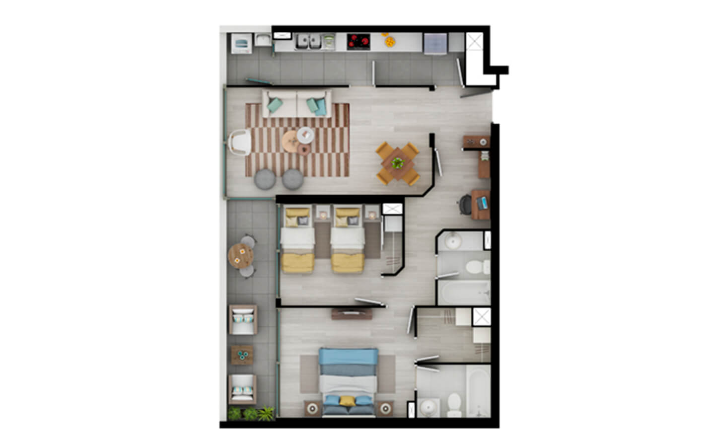 Plano del departamento