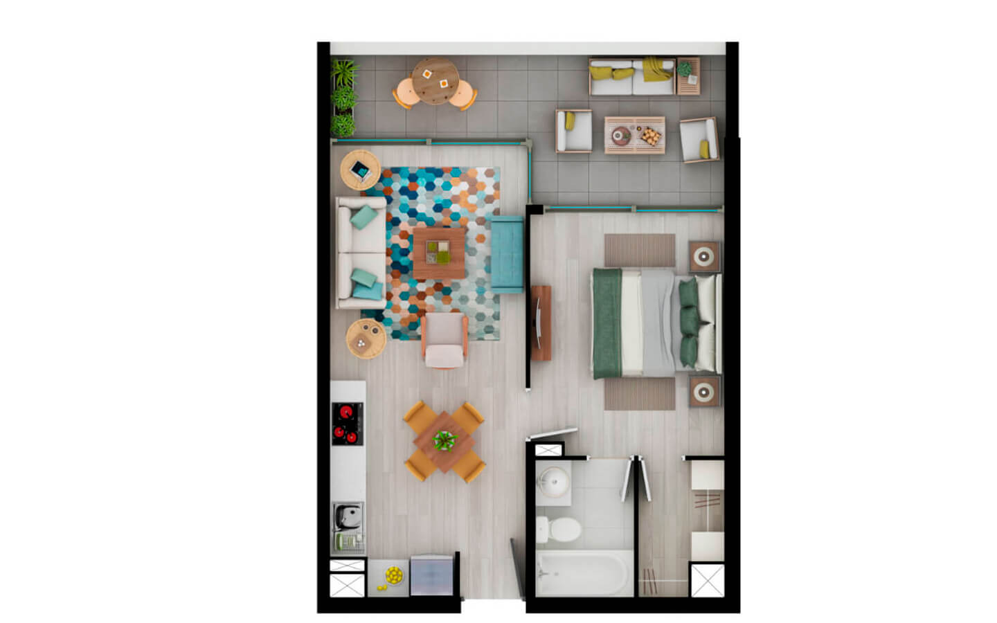 Plano del departamento