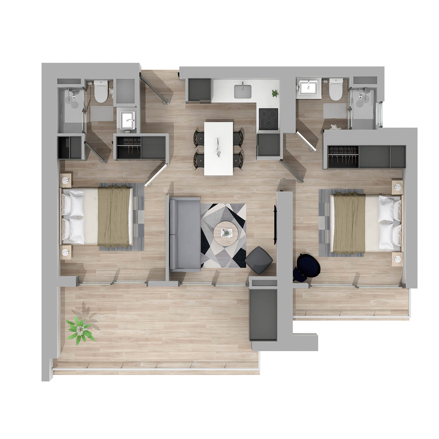 Plano del departamento