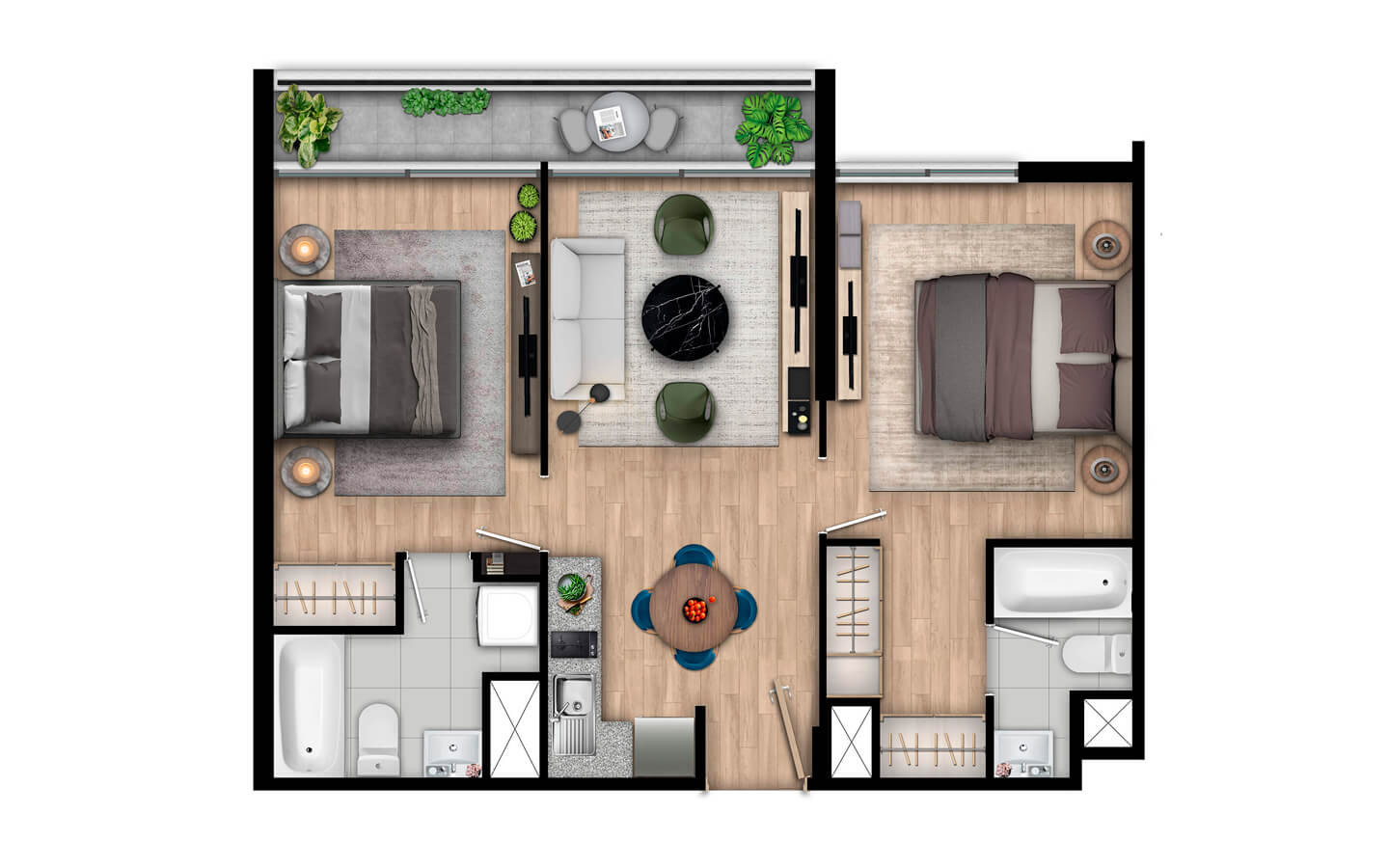 Plano del departamento