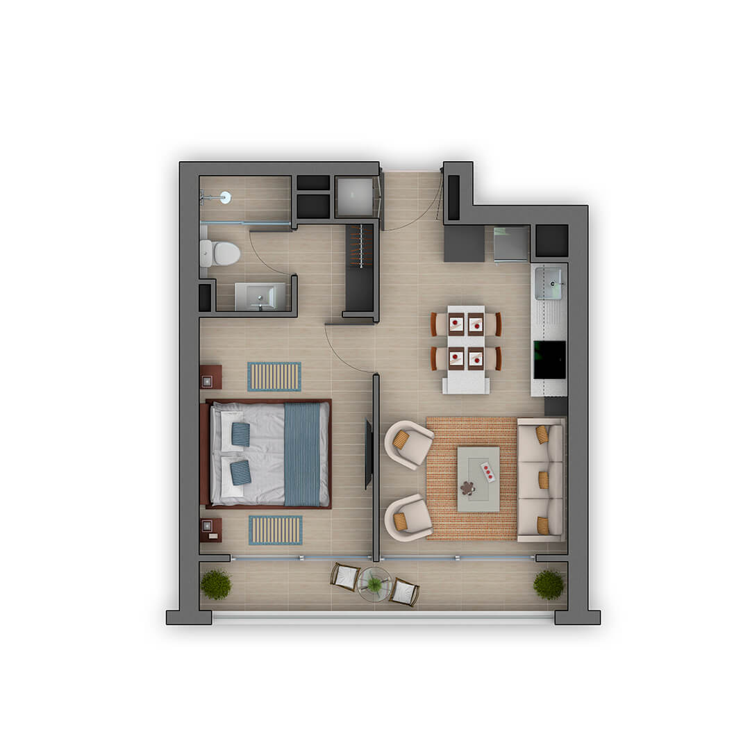 Plano del departamento