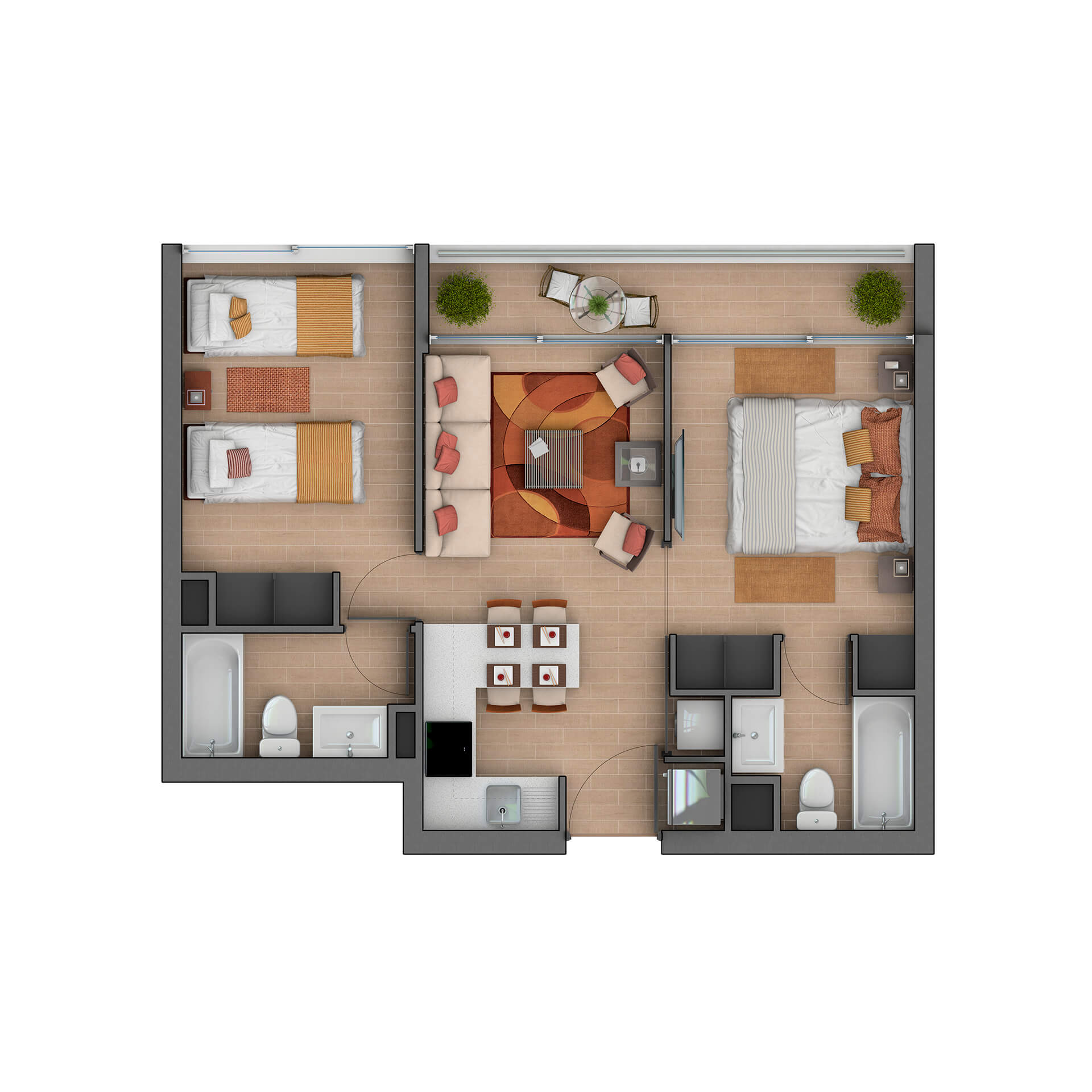 Plano del departamento