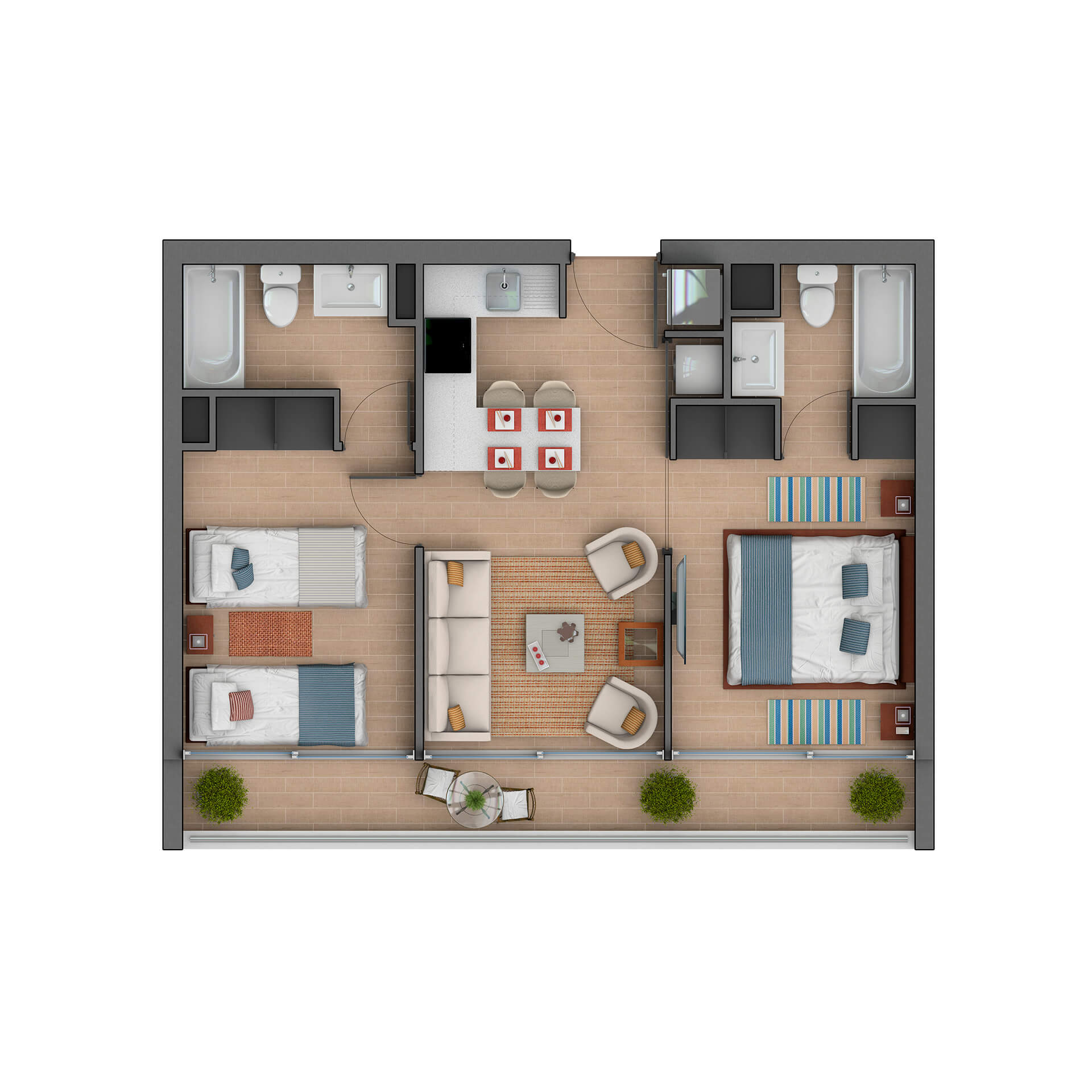 Plano del departamento