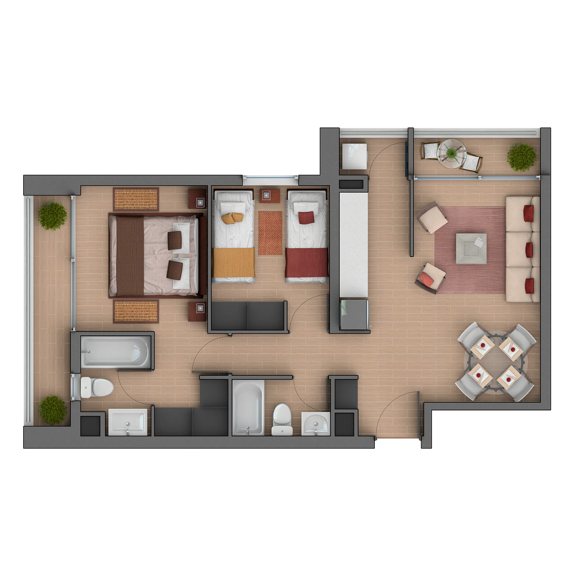 Plano del departamento