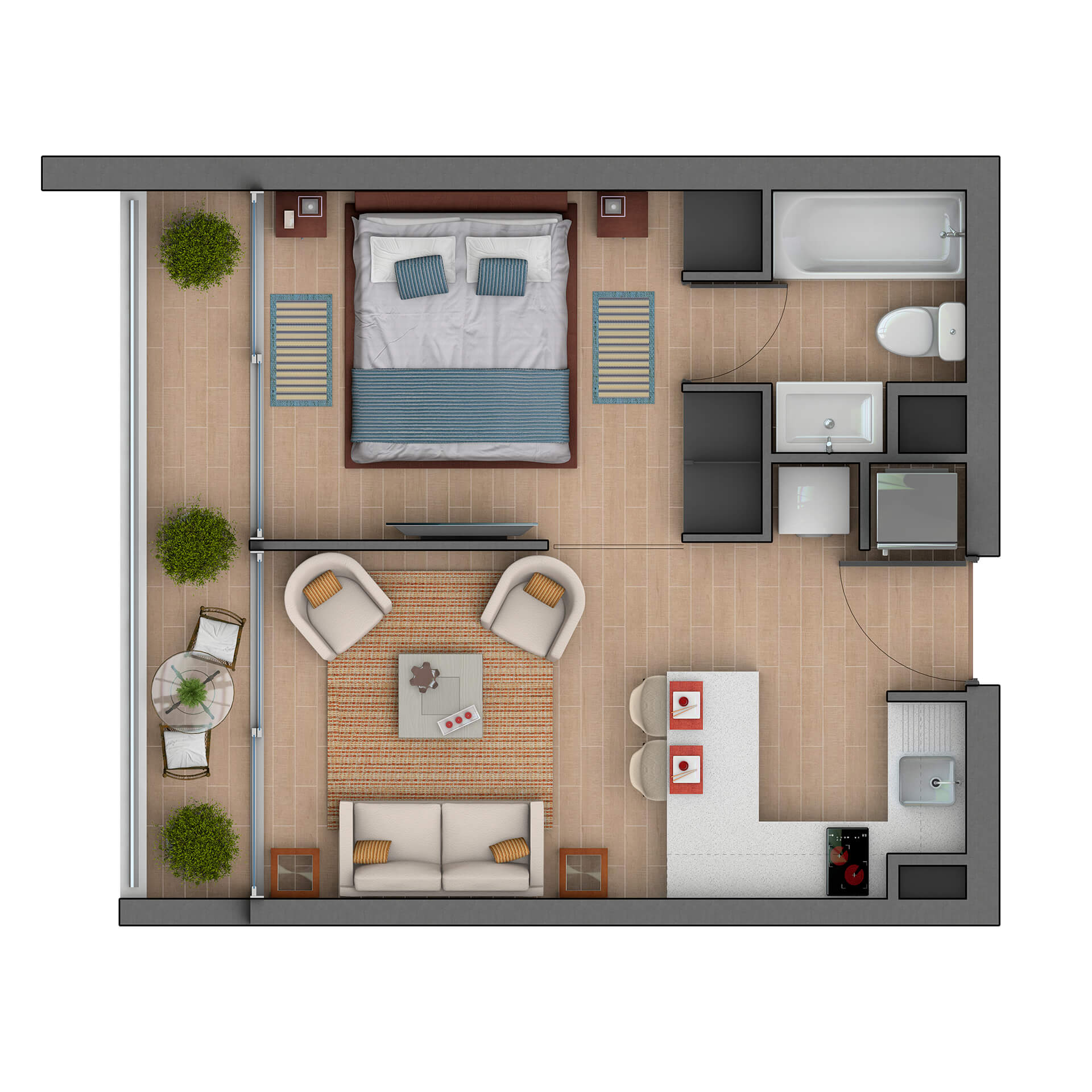 Plano del departamento