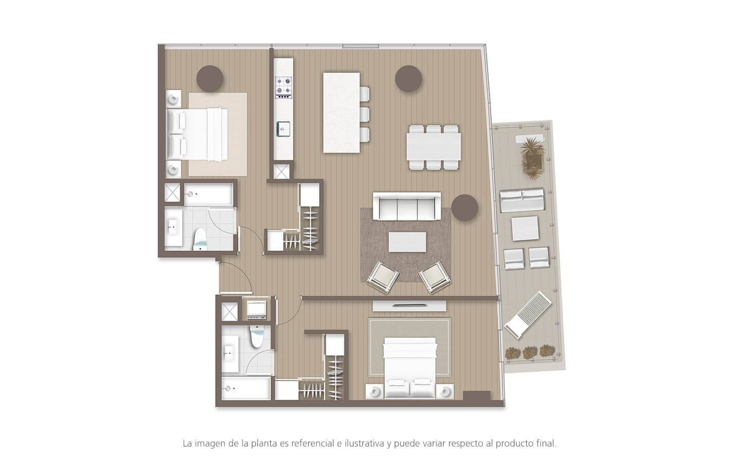 Plano del departamento