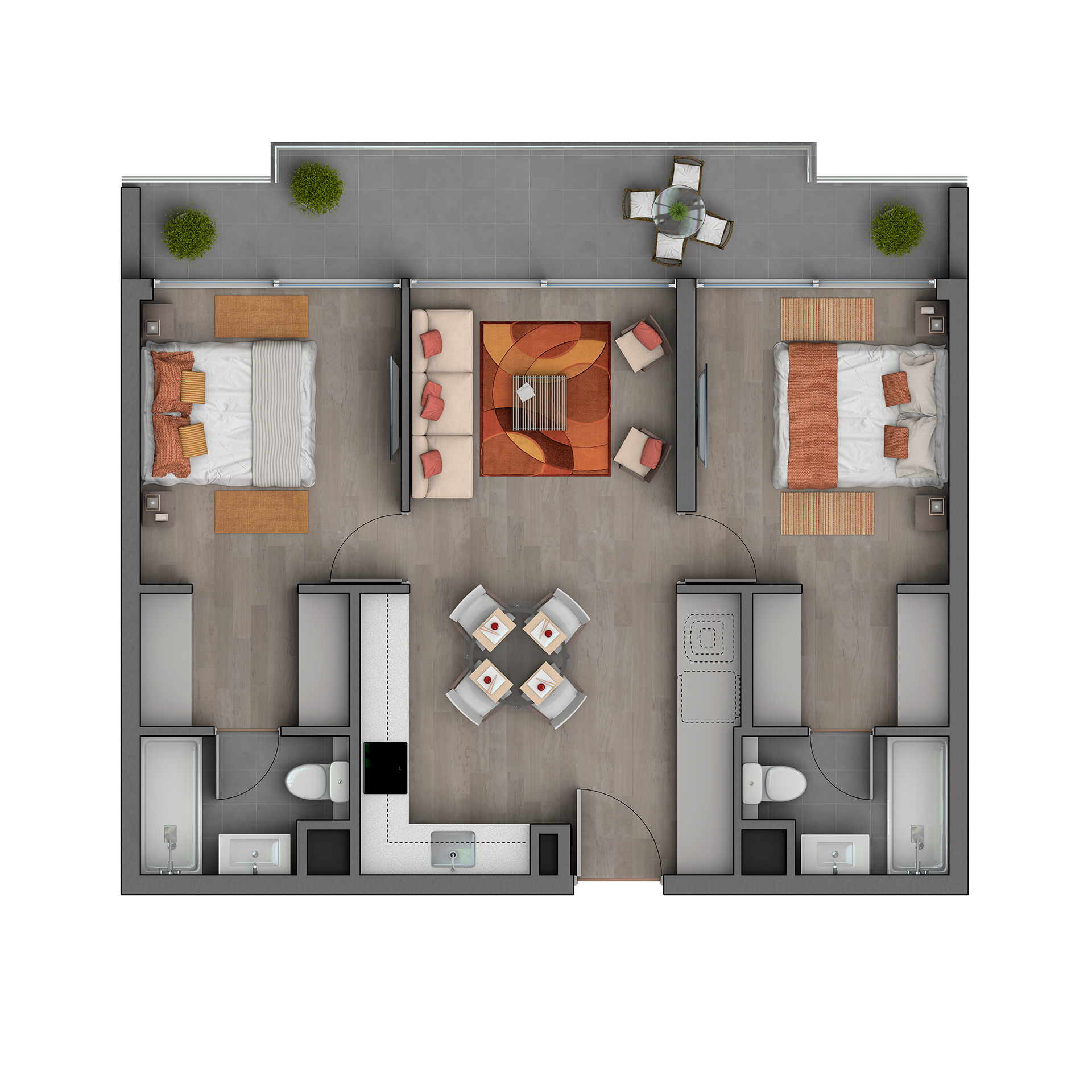 Plano del departamento