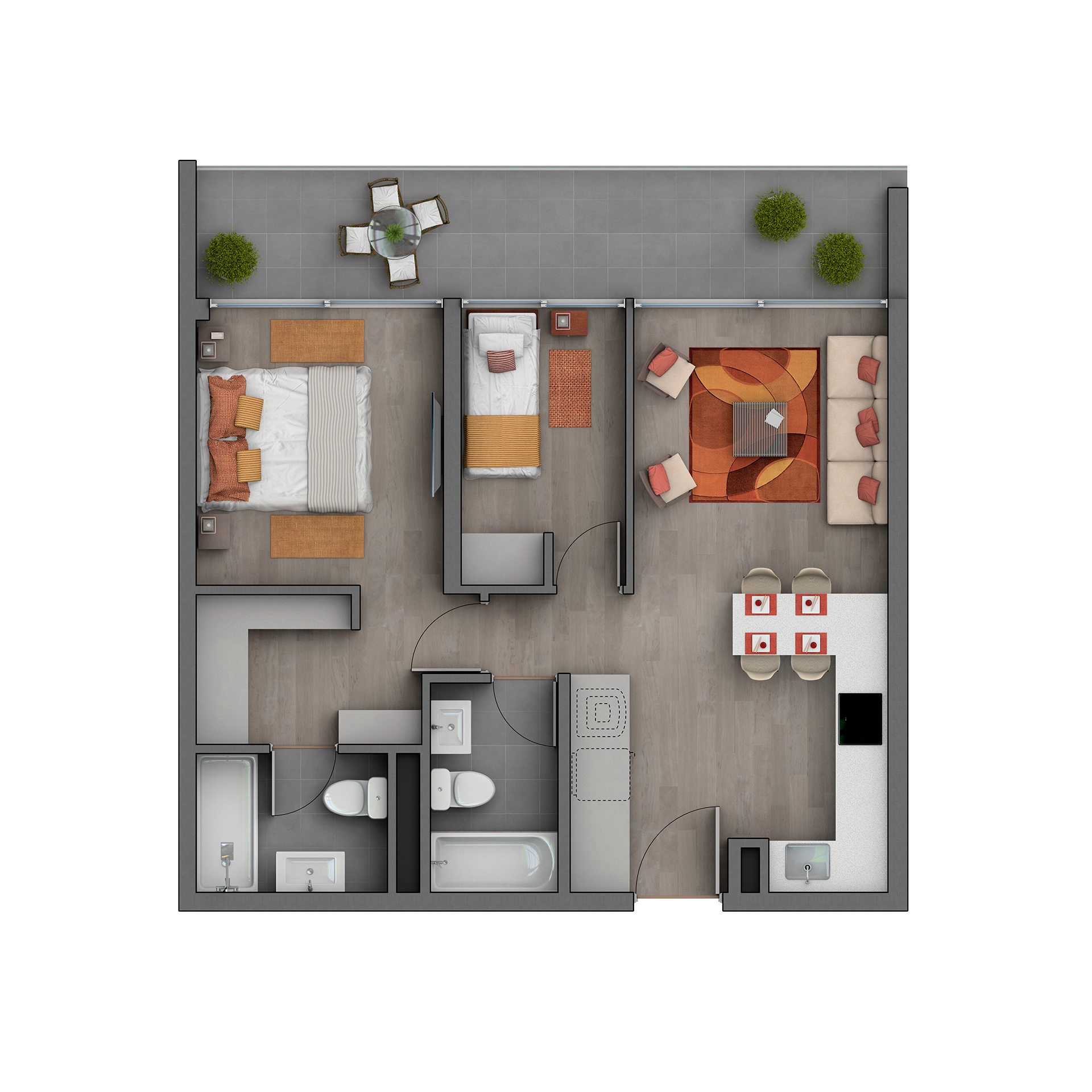 Plano del departamento