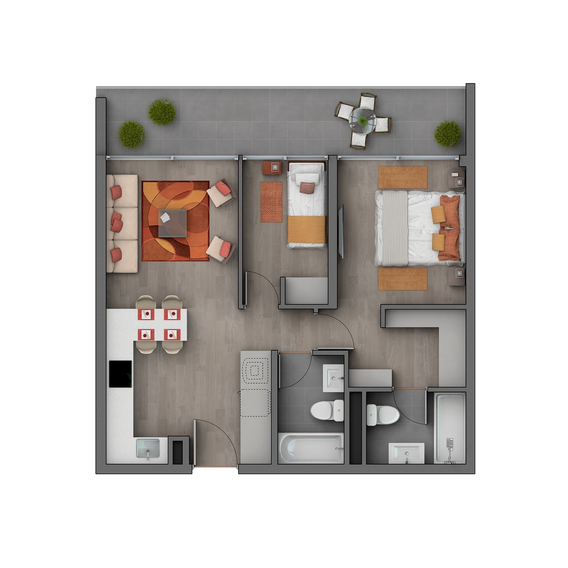 Plano del departamento