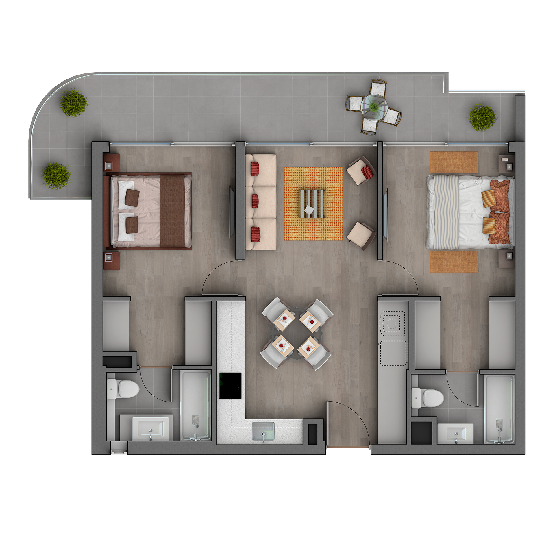 Plano del departamento