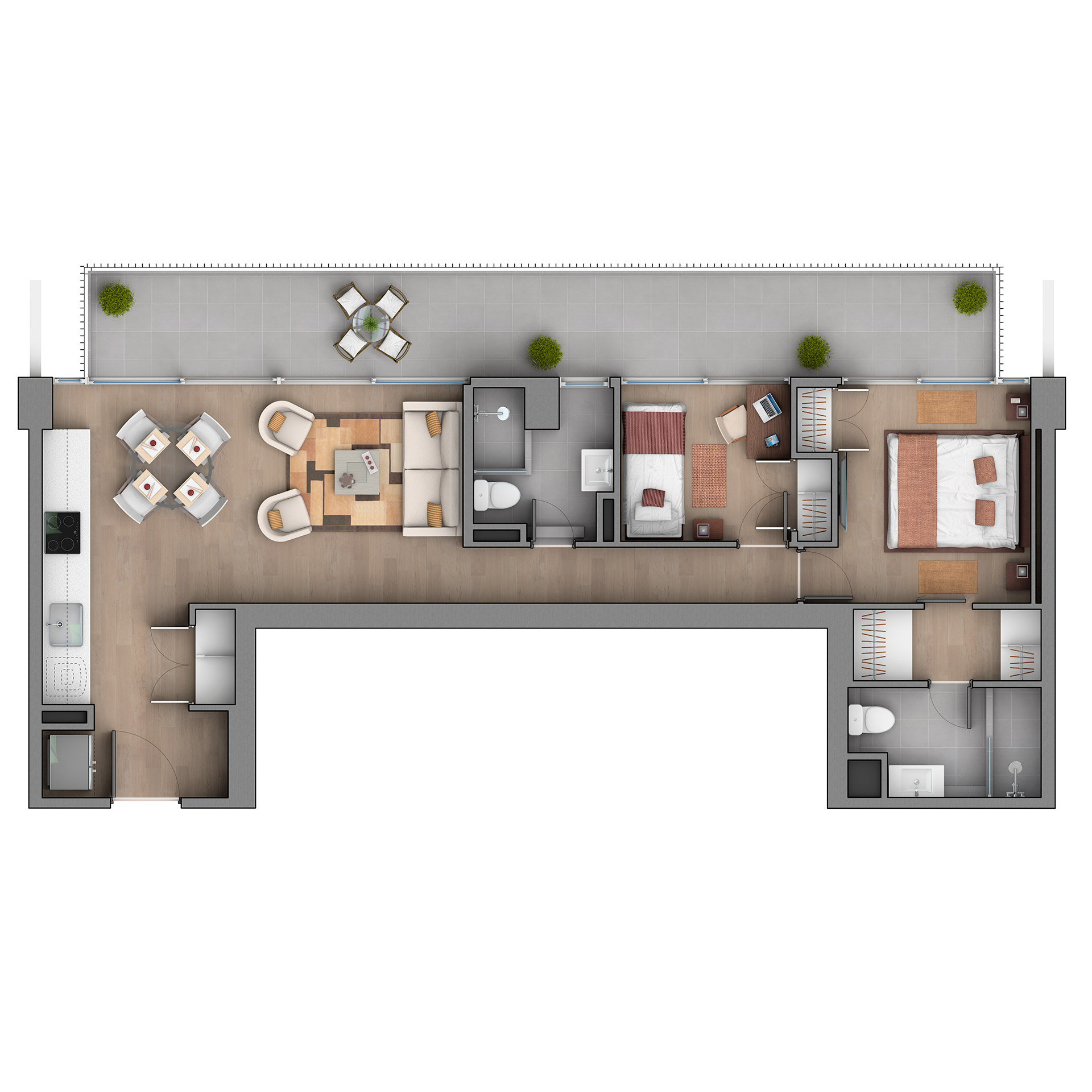Plano del departamento