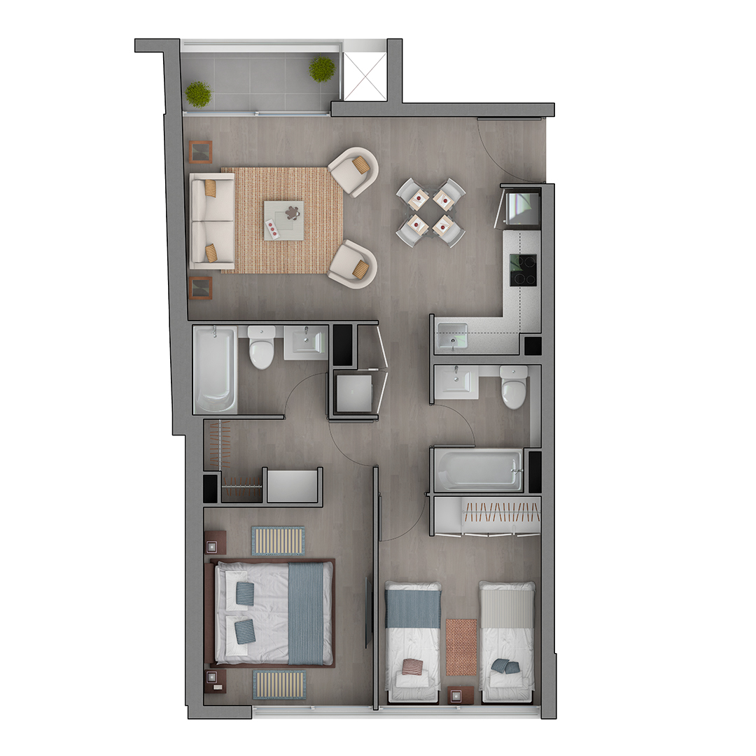 Plano del departamento