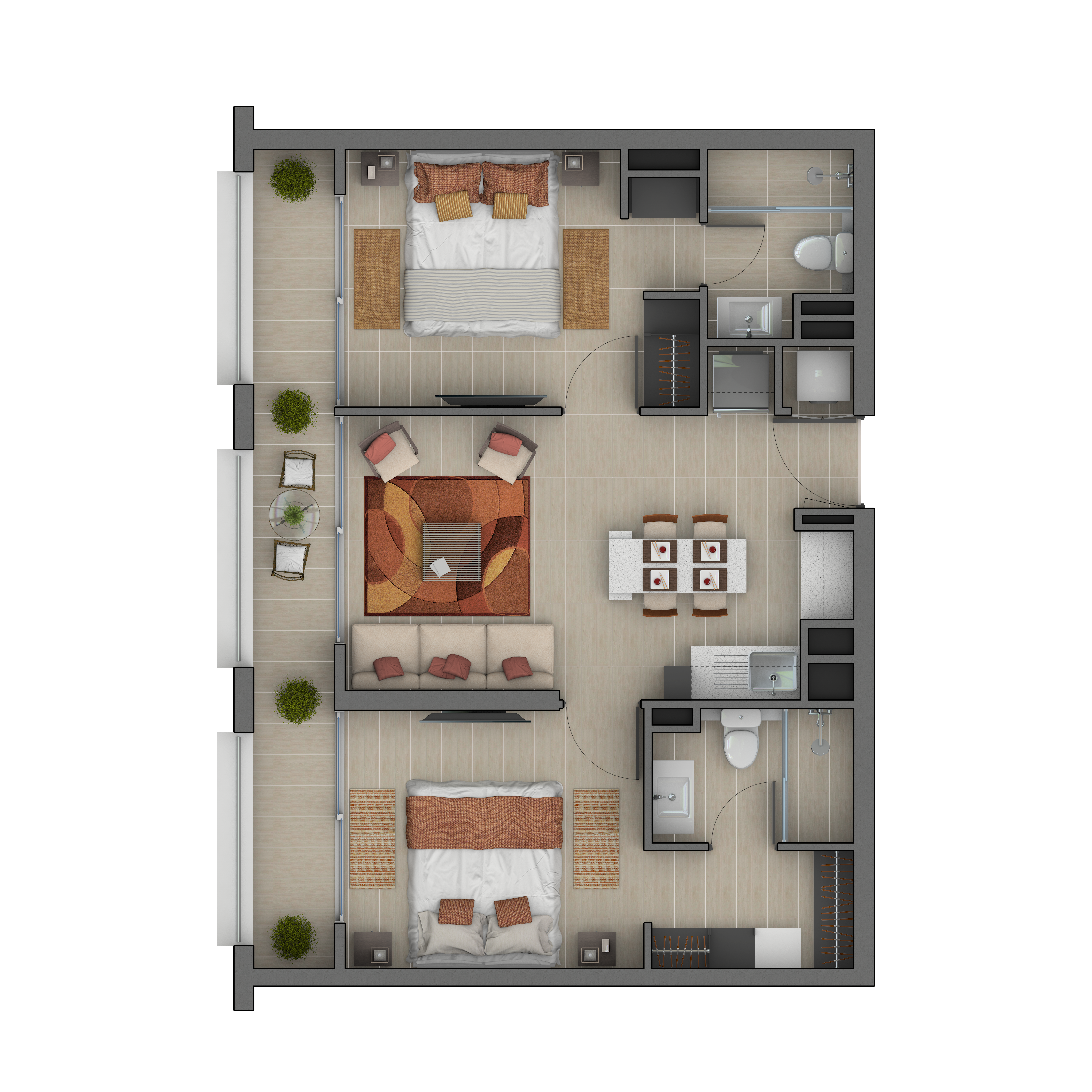 Plano del departamento