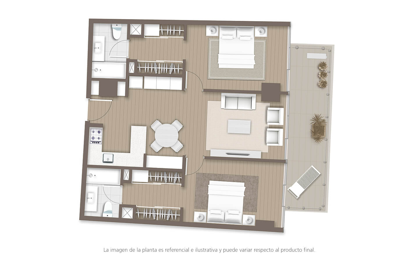 Plano del departamento